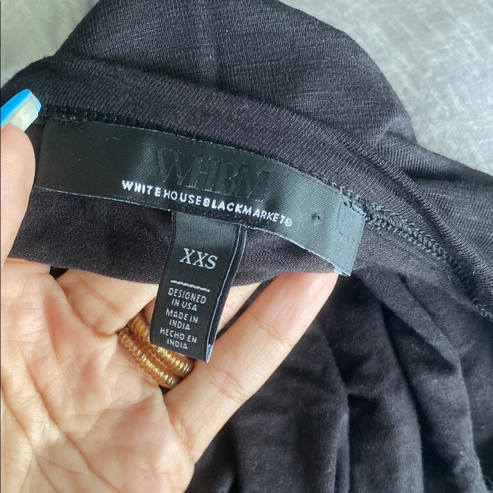 WHBM Long Sleeve Tee with Smocked Cuffs - Picture 10 of 11